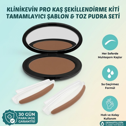 KlinikEvin™  Brow Stamper Pro (Kaş Şekillendirme Kiti)