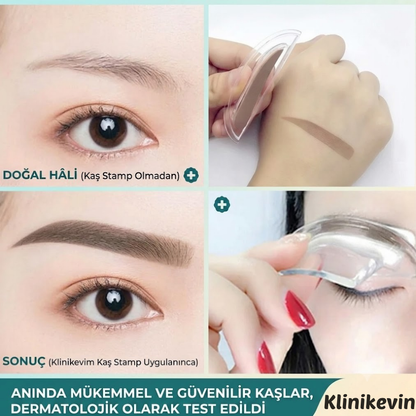 KlinikEvin™  Brow Stamper Pro (Kaş Şekillendirme Kiti)