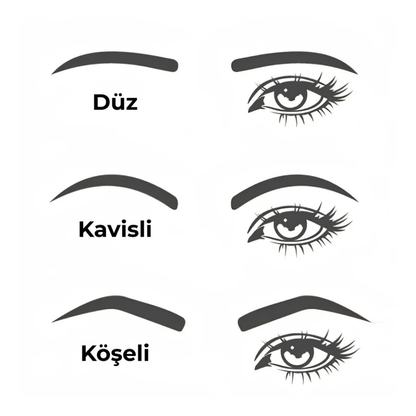 KlinikEvin™  Brow Stamper Pro (Kaş Şekillendirme Kiti)