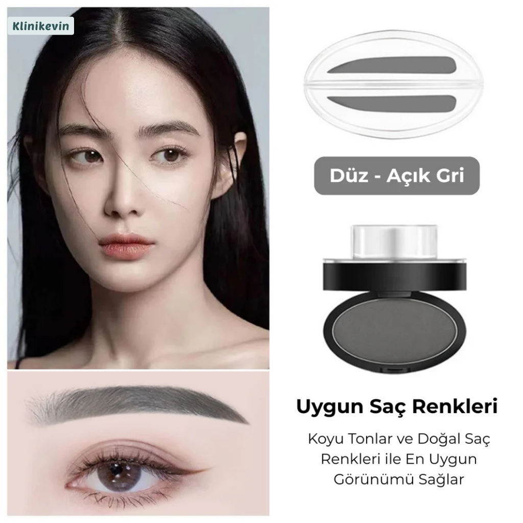 KlinikEvin™  Brow Stamper Pro (Kaş Şekillendirme Kiti)