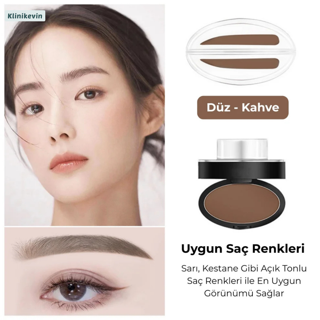 KlinikEvin™  Brow Stamper Pro (Kaş Şekillendirme Kiti)