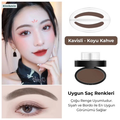 KlinikEvin™  Brow Stamper Pro (Kaş Şekillendirme Kiti)
